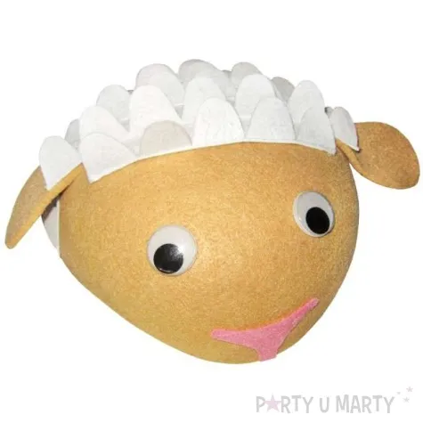 czapka owieczka filcowa kraszek