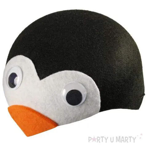 czapka pingwin filcowa kraszek