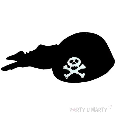 czapka pirat bandana czarny arpex