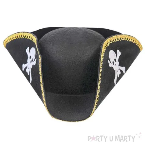 czapka pirata czarna