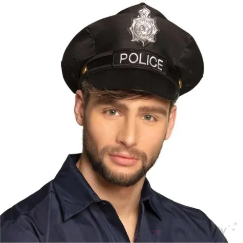 czapka policjant czarny boland