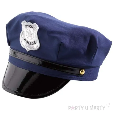 czapka policjant granatowa amscan