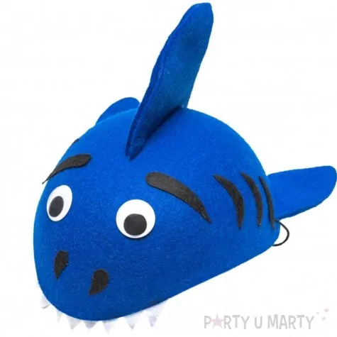 czapka rekin granatowy kraszek