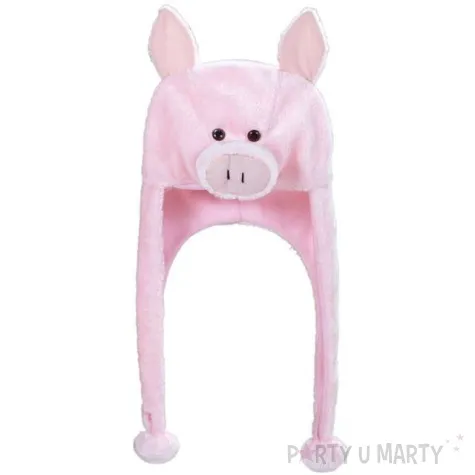 czapka rozowa swinka widmann