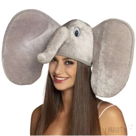 czapka slon szary boland