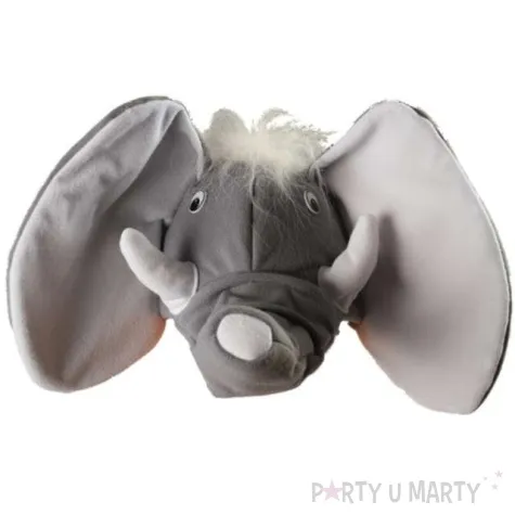 czapka slonik welur kraszek