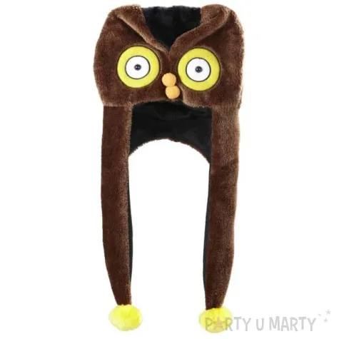 czapka sowa na glowie widmann