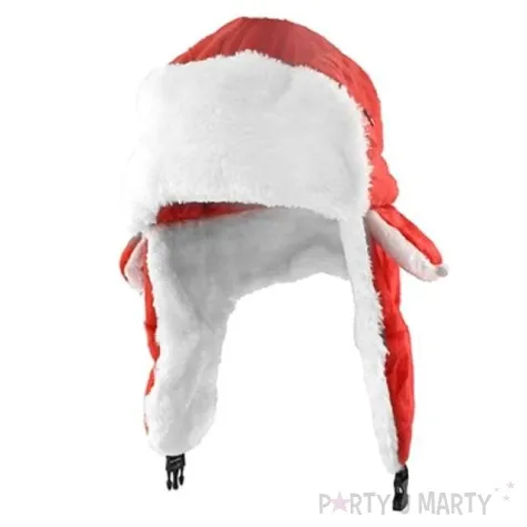 czapka swiateczna z nausznikami