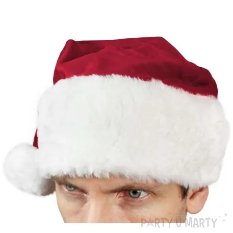czapka swiety mikolaj bordowy godan