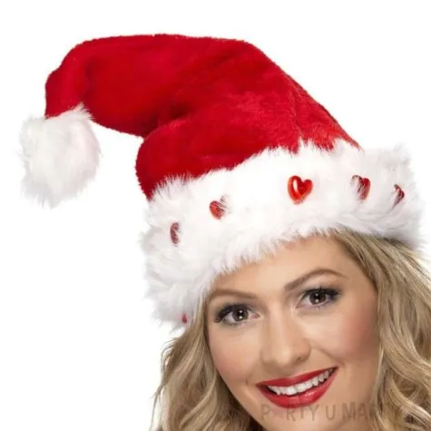 czapka swiety mikolaj swiecacy smiffys