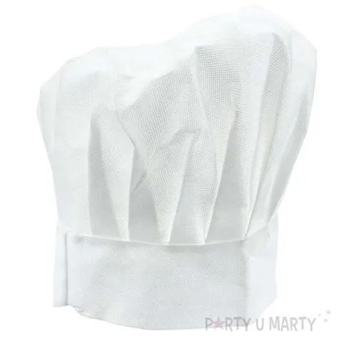 czapka szefa kuchni biala arpex
