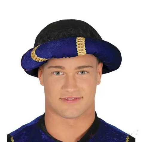 czapka turban niebieski guirca