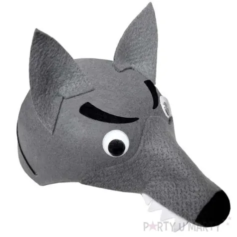 czapka wilk filcowa kraszek