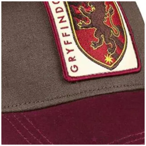 czapka z daszkiem harry potter gryffindor bordowa cerda