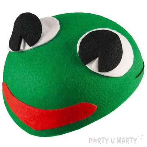 czapka zabka filcowa kraszek