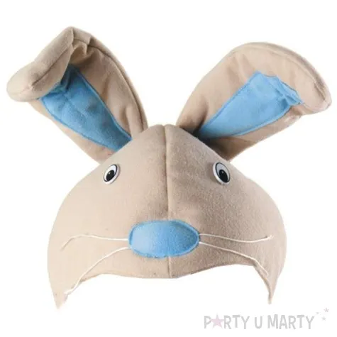 czapka zajac welur kraszek