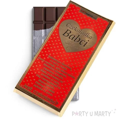 czekolada czekoladka babci giftmania 100 g