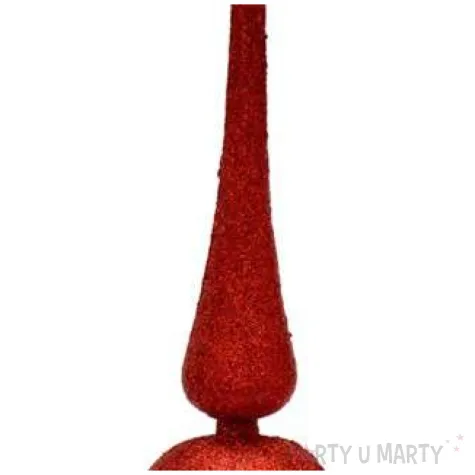 czubek choinkowy czerwony szpic arpex 24 cm