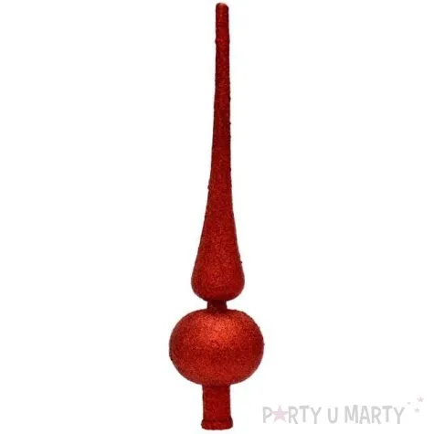 czubek choinkowy czerwony szpic arpex 24 cm