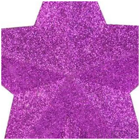 czubek choinkowy fioletowa gwiazda arpex 14 cm