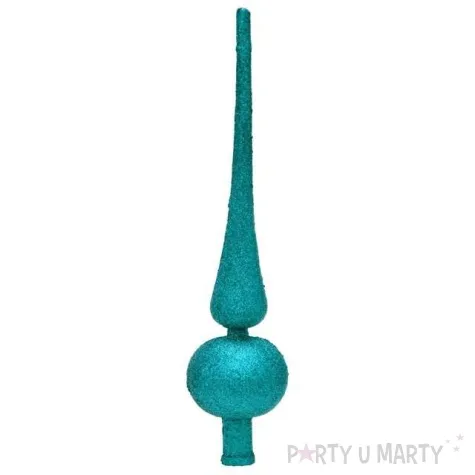 czubek choinkowy turkusowy szpic arpex 23 5 cm