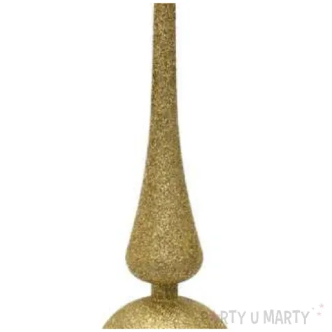 czubek choinkowy zloty szpic arpex 23 cm