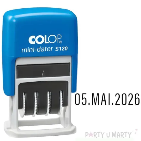 datownik mini s120 niemiecki colop 19x4 mm