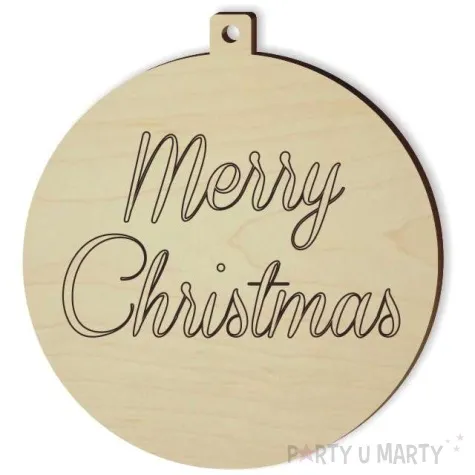 decoupage dgg002 bombka grawer merry christmas 10 szt