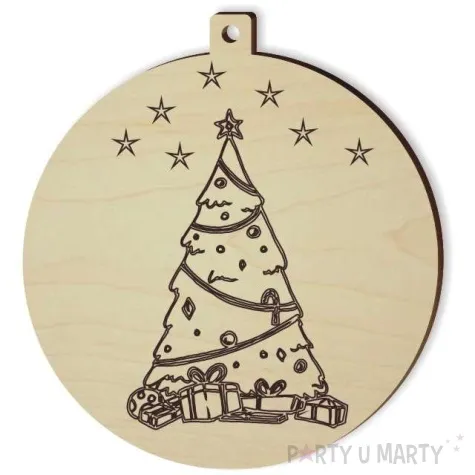 decoupage dgg004 bombka grawer choinka