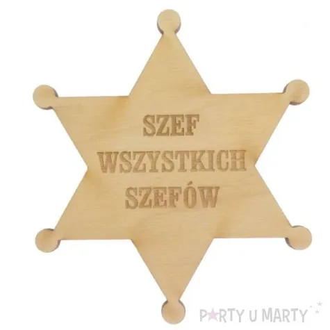 decoupage odznaka szef wszystkich szefow nr do003 drewno