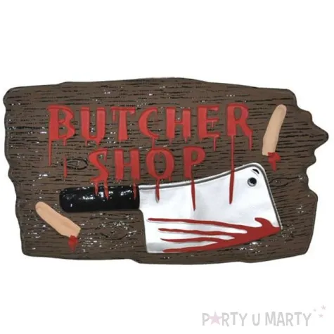dekoracja 3d butcher shop 45 x 25 cm