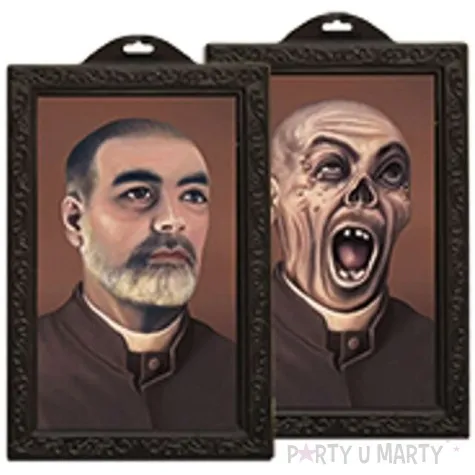 dekoracja 3d obraz halloween l dziadek 25 x 38 cm