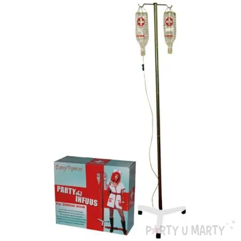 dekoracja alko kroplowka funny fashion