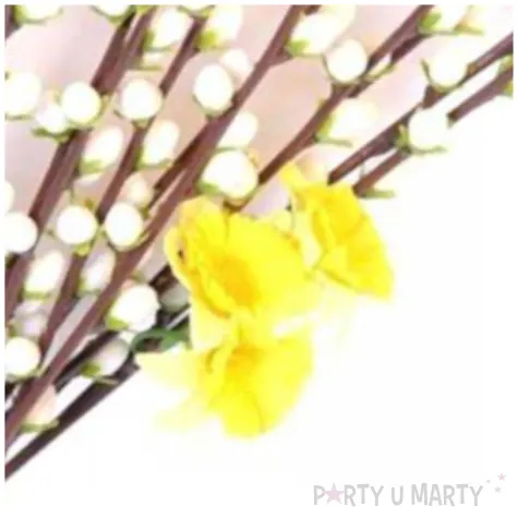 dekoracja bazie z listkami arpex 28 cm