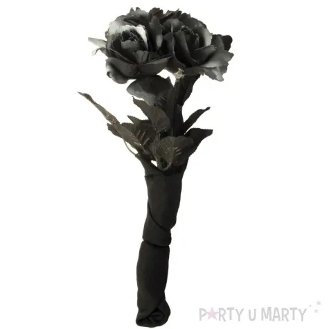 dekoracja bukiet czarne roze smiffys