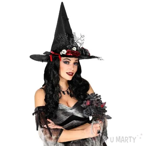 dekoracja bukiet czarnych roz widmann