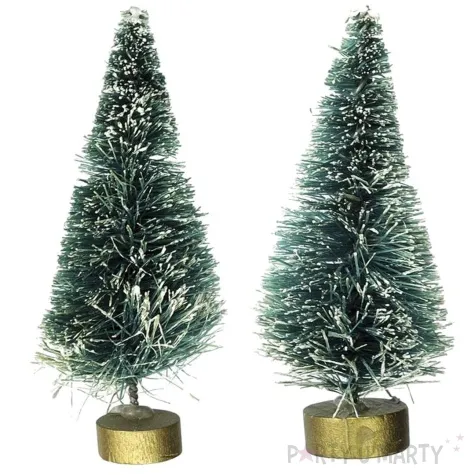 dekoracja choinki na pniu zlotym zielona aliga 6 cm 2 szt