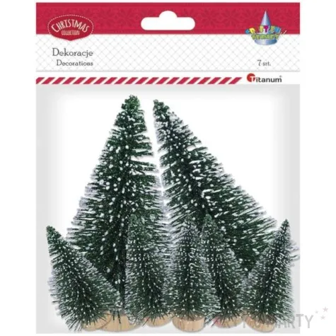 dekoracja choinki titanum 7 szt