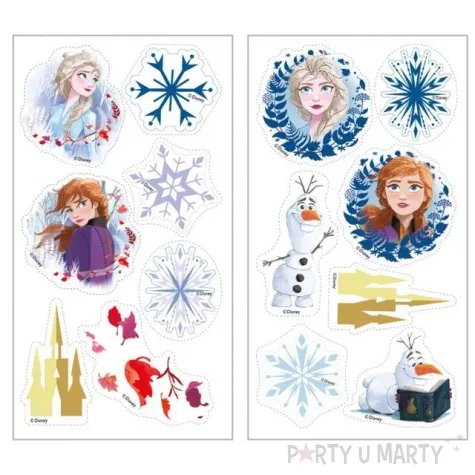dekoracja cukiernicza frozen kraina lodu dekora 14 szt