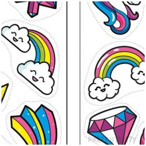 dekoracja cukiernicza jednorozce dekora 13 szt