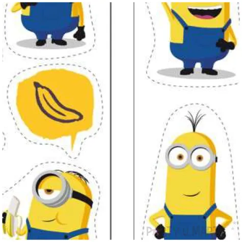 dekoracja cukiernicza minionki dekora 11 szt