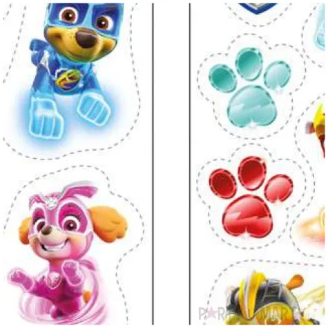 dekoracja cukiernicza paw patrol dekora 13 szt