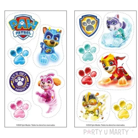 dekoracja cukiernicza paw patrol dekora 13 szt