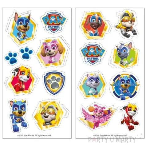 dekoracja cukiernicza paw patrol dekora 17 szt
