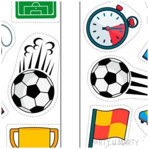 dekoracja cukiernicza pilka nozna dekora 15 szt