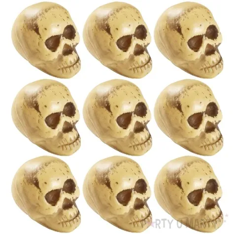 dekoracja czaszki widmann 5 cm 9 szt