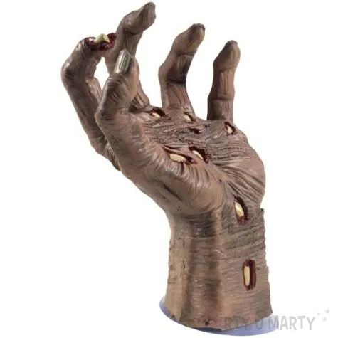 dekoracja dlon gnijacy zombie smiffys 21 cm