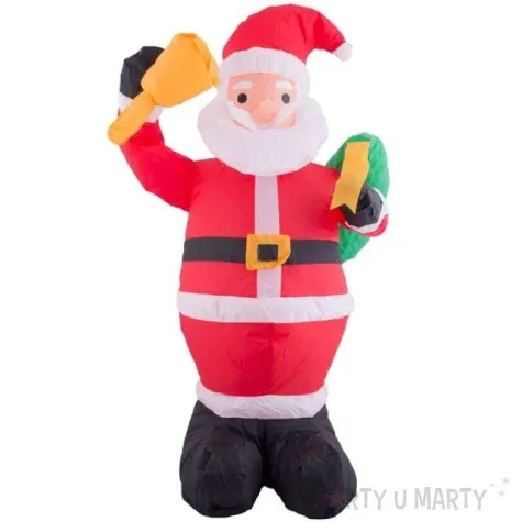 dekoracja dmuchana swiety mikolaj led funny fashion 120 cm