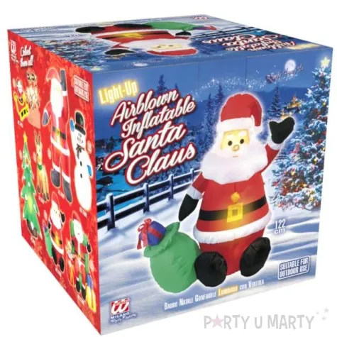 dekoracja dmuchana swiety mikolaj widmann 122 cm