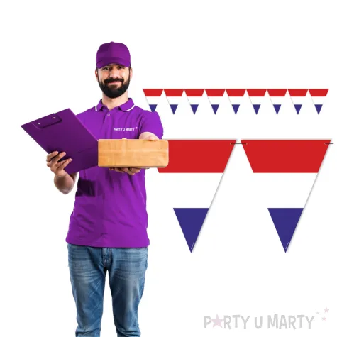 dekoracja do powieszenia baner flagi holandia mecz sweto dzien jezykow niderlandy 3 6 m